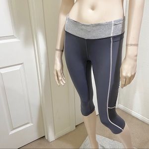 Lululemon Gray Ruched Crop Pant 6